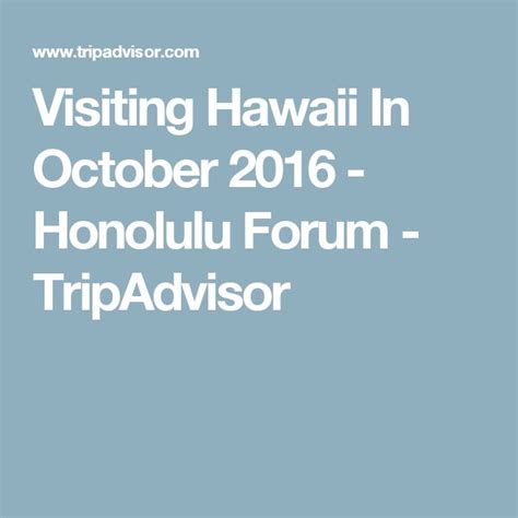 tripadvisor honolulu|tripadvisor honolulu forum.